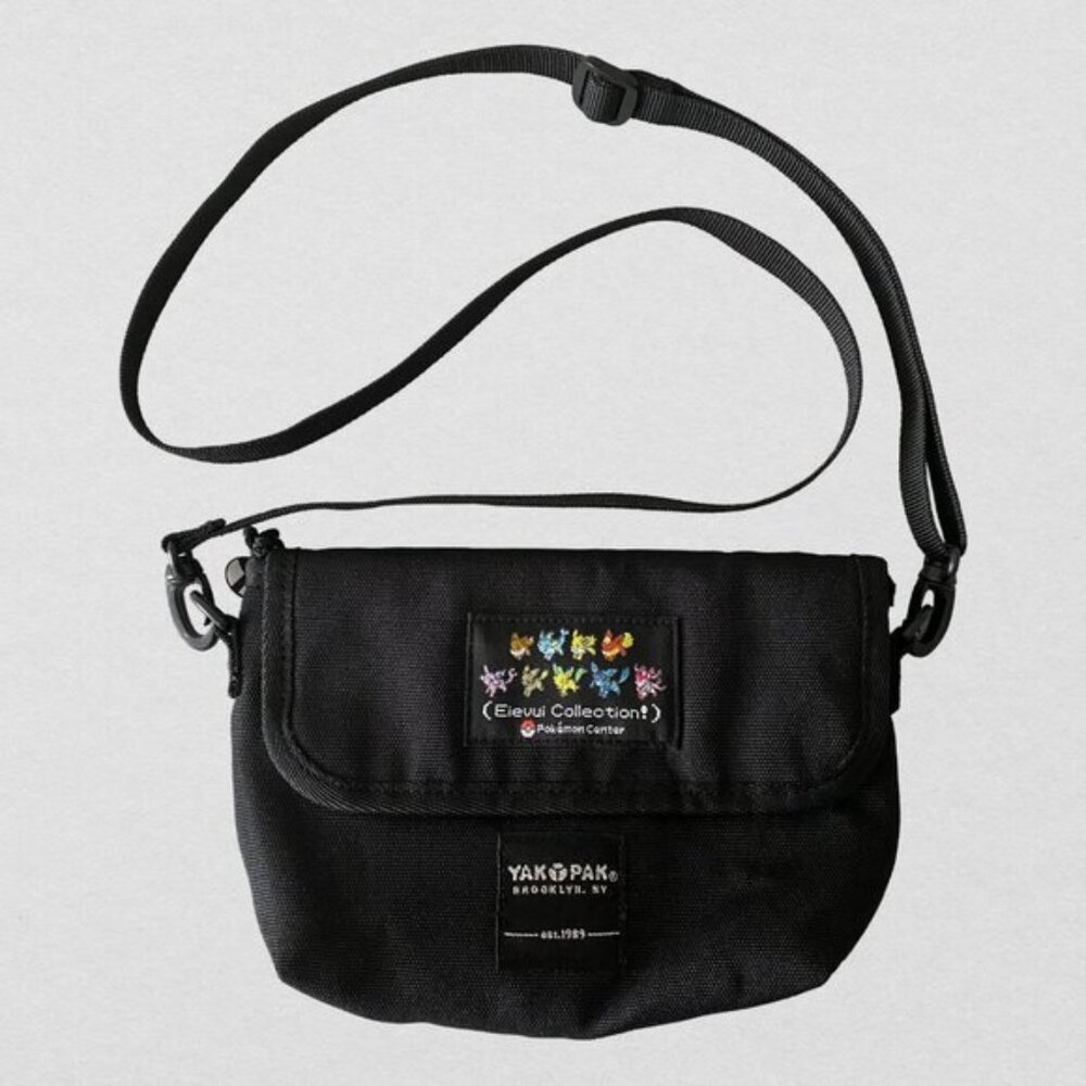 Pokémon Center 2019 Japan Eevee Dot Collection Original Black Yakpak Bag